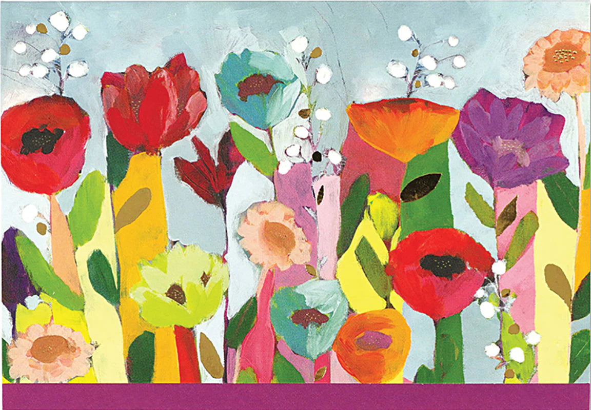 Brilliant Floral Boxed Notecard