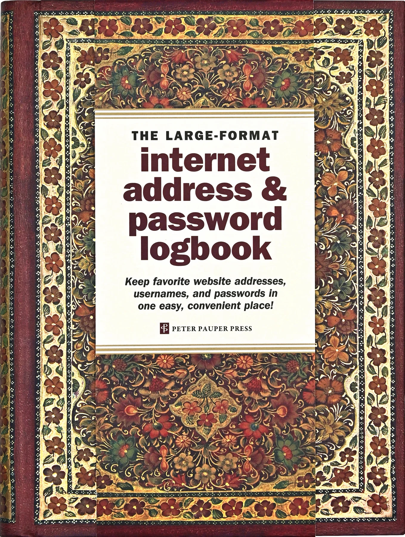 Gilded Floral Internet Book