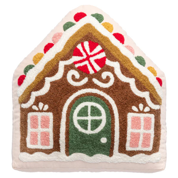 Gingerbread House Pillow