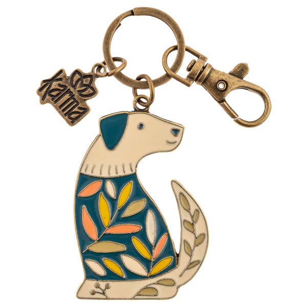Enamel Key Chain Dog