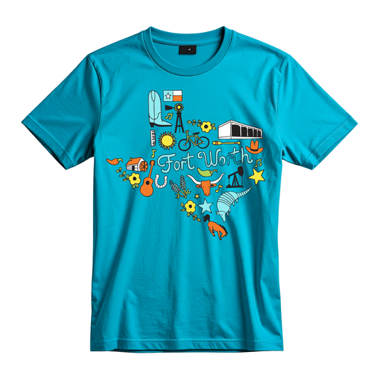 Fort Worth Icon T-Shirt Extra Large