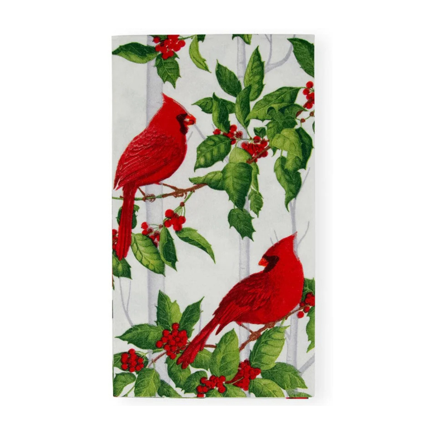 Holly and Songbirds Guest Towel