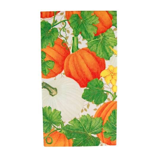 Pumpkin Chintz Guest Towel