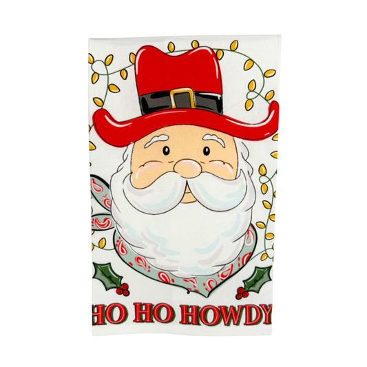 Ho Ho Ho Howdy Tea Towel