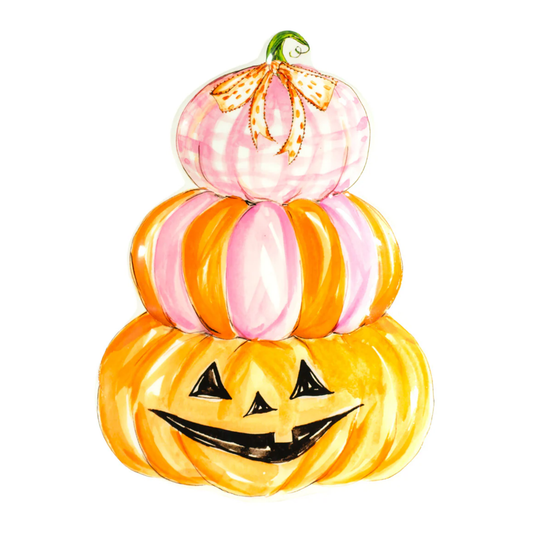 SALE Pumpkin Stacked Plate