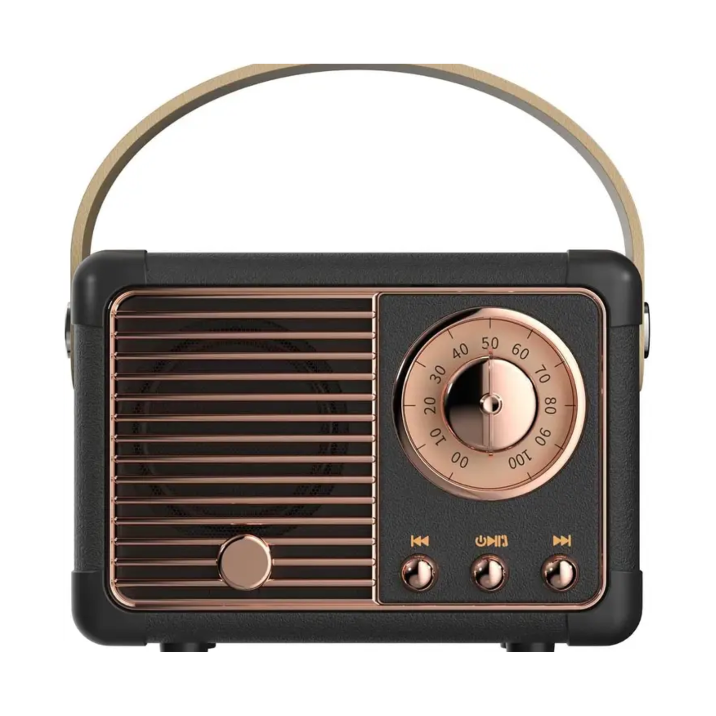 Black Retro Bluetooth Speaker