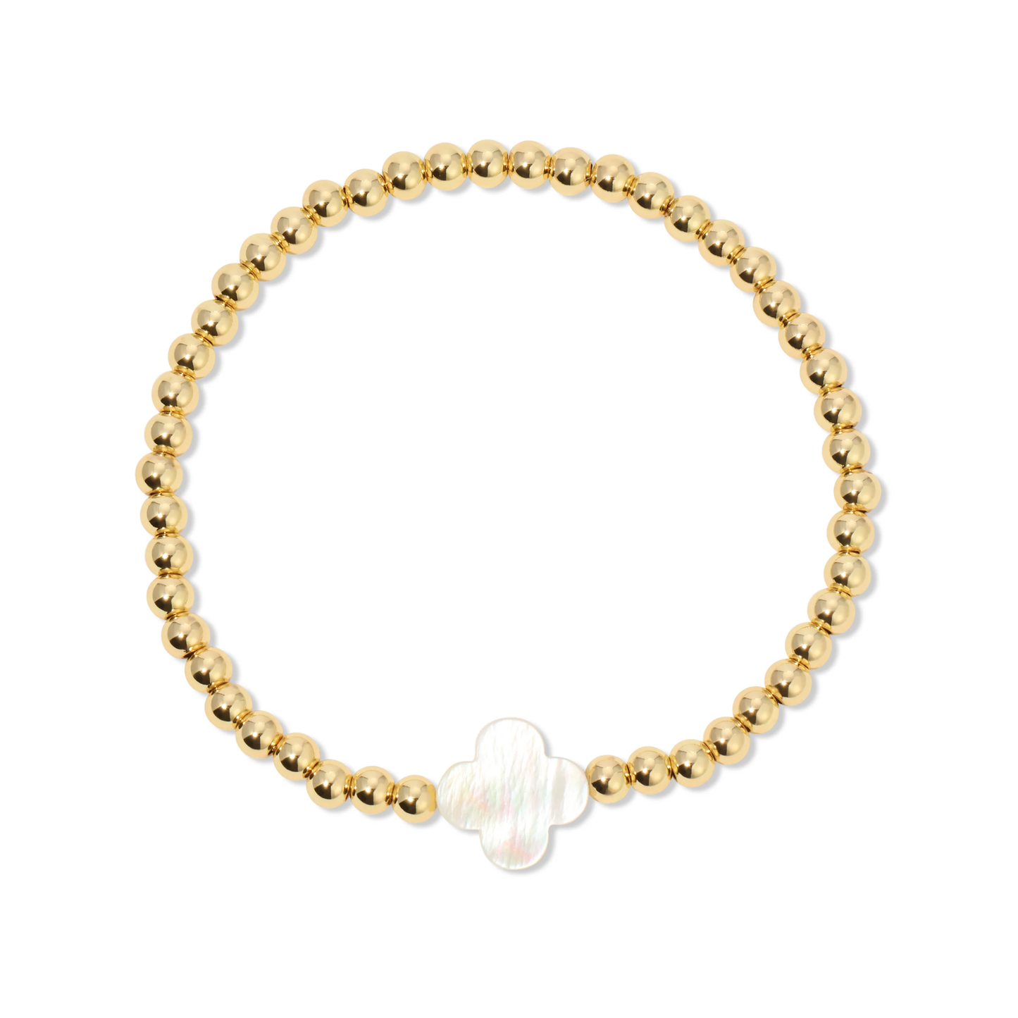 Quatrefoil Gold Bracelet