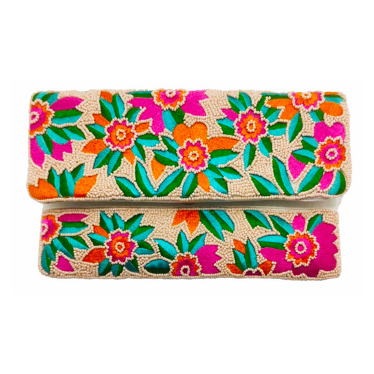 Pink and Orange Clutch