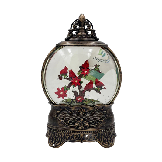 LED Cardinal Water Globe