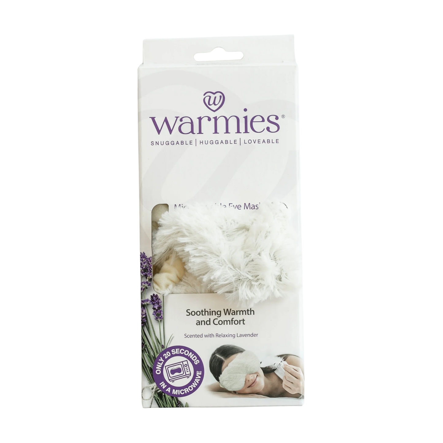 Cream Warmies Eye Mask