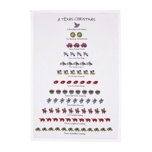 Texas Christmas Towel