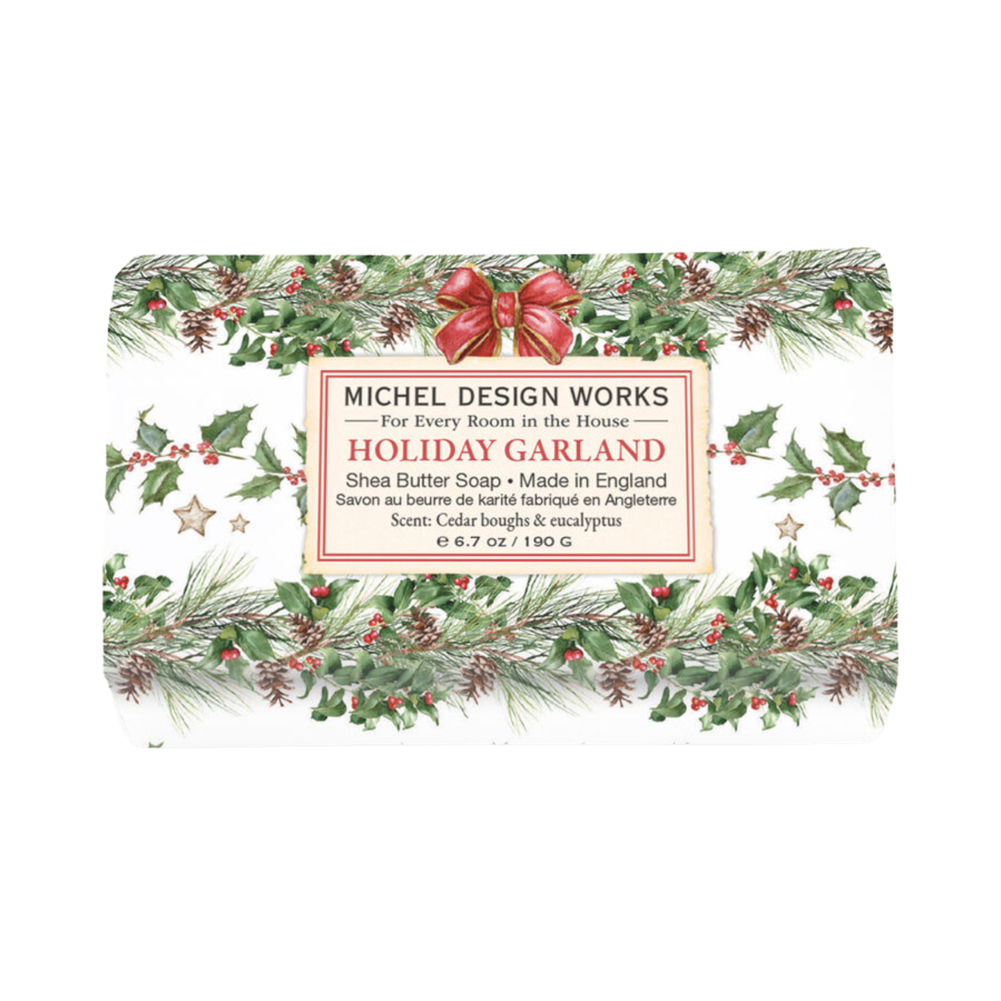 Holiday Garland Medium Bar Soap
