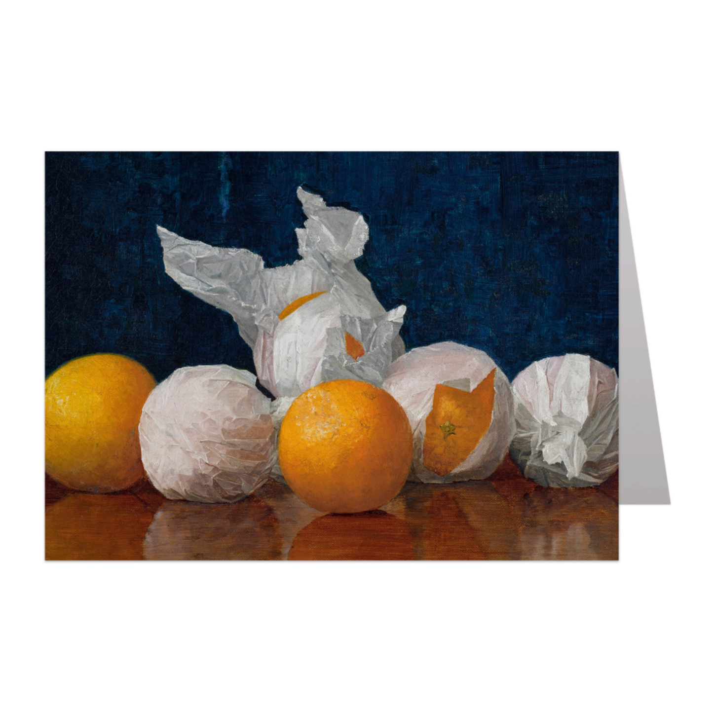 Wrapped Oranges Notecard