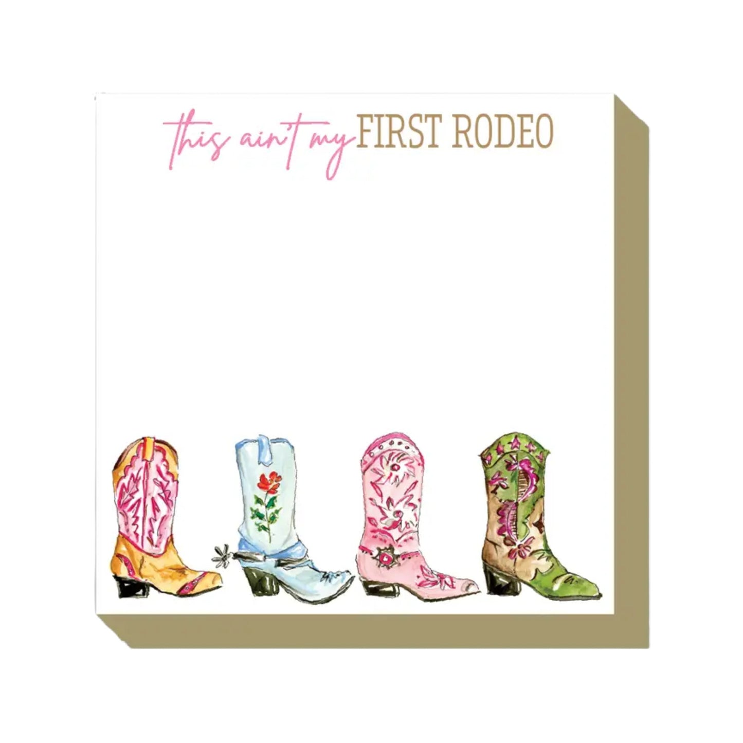 Fancy Western Notepad