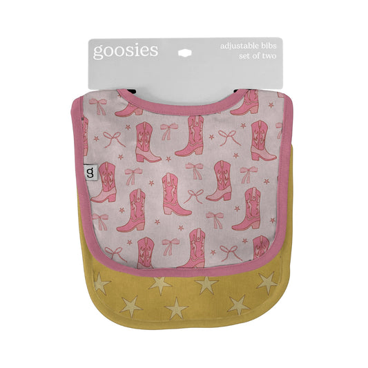 Bib Set Boots Pink