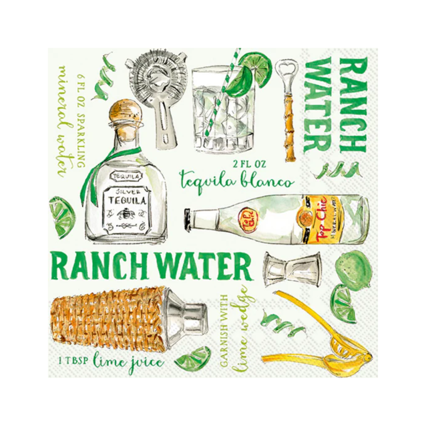 Ranch Water Napkin