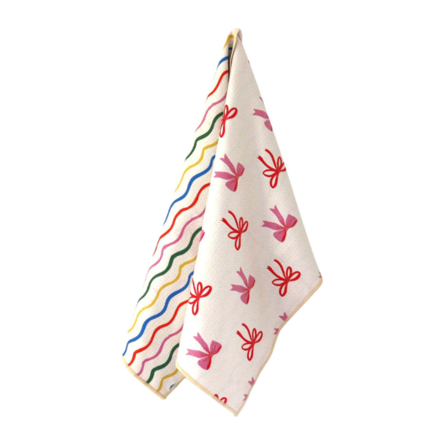 Ribbon Bloom Microfiber Towel