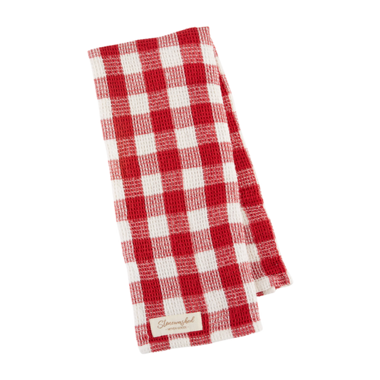 Red Cider Waffle Dishtowel