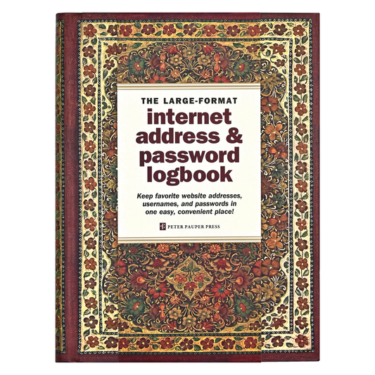 Gilded Floral Internet Book