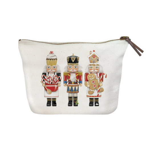 SALE Nutcracker Trio Canvas Pouch