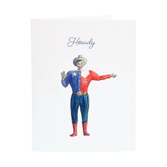 Texan Howdy Single Card