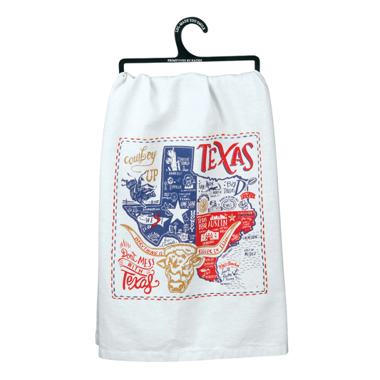 Dish Towel Texas
