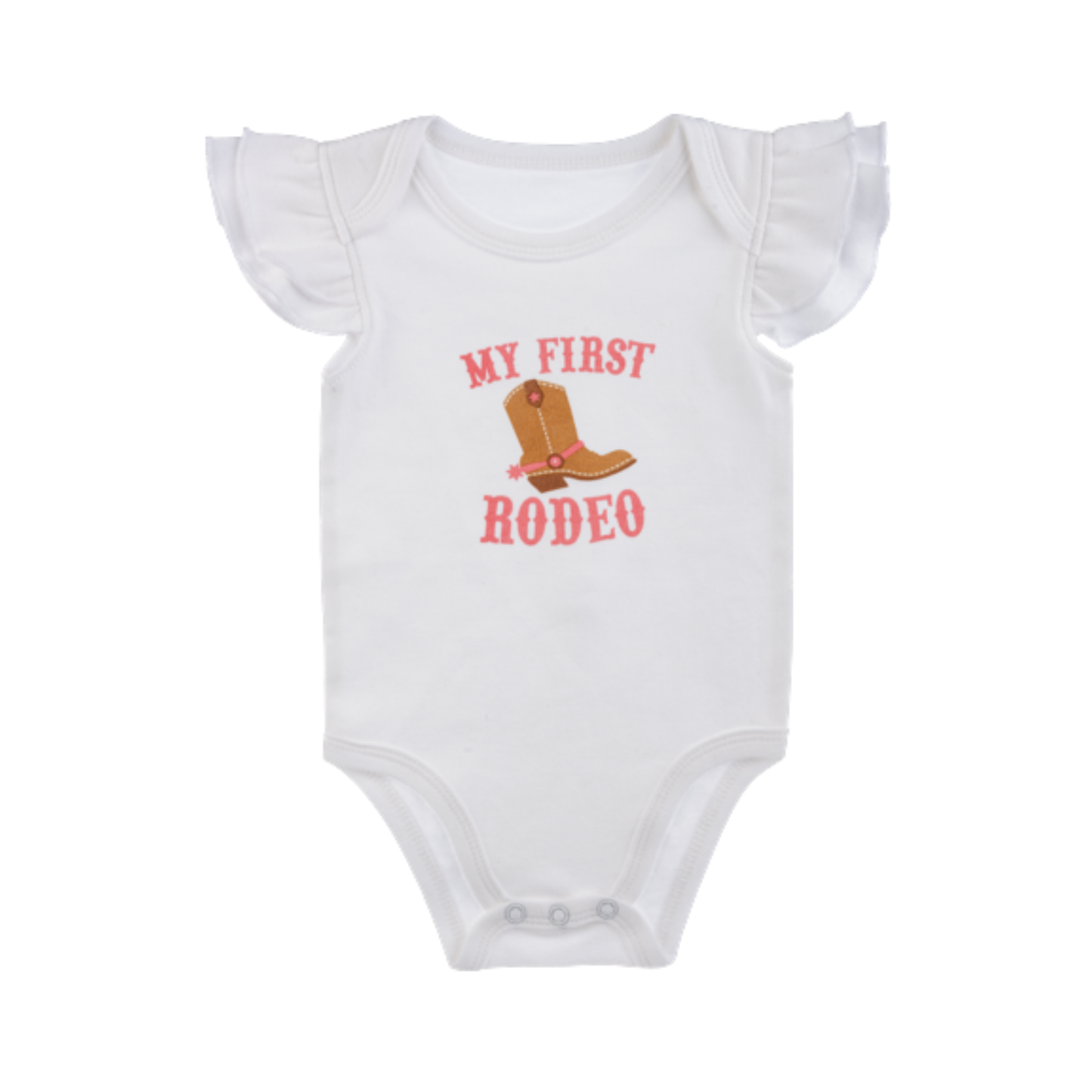 Rodeo Diaper Onesie Girl