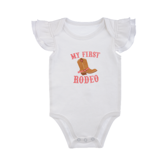 Rodeo Diaper Onesie Girl