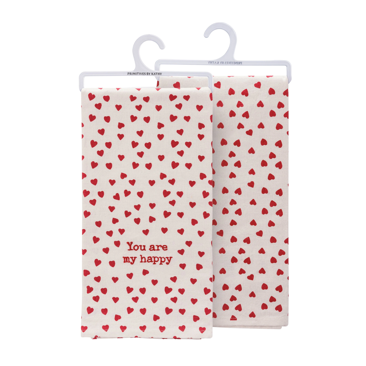 SALE You Are My Happy Tea Towel