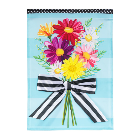 Daisy Bow Garden Flag