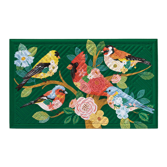 Birds Embossed Mat