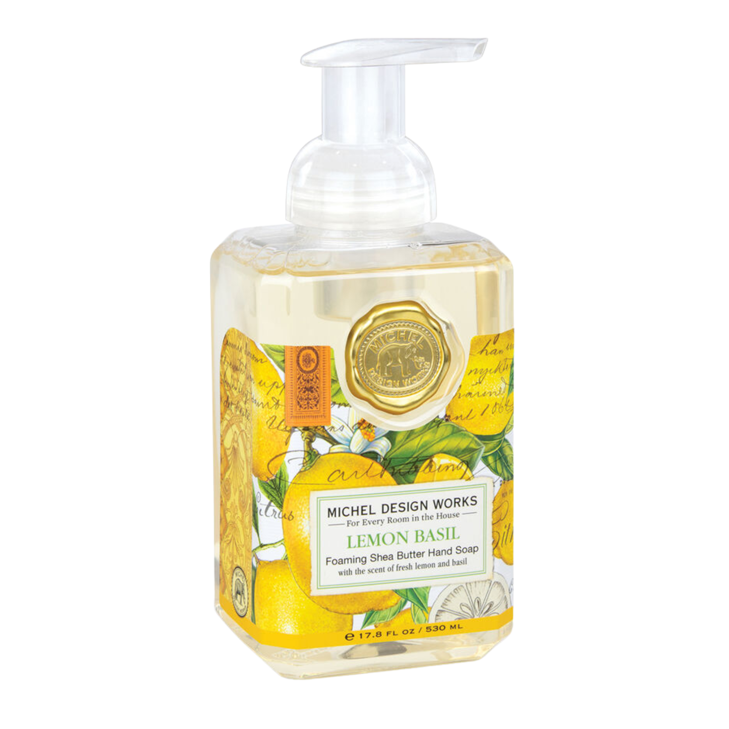 Lemon Basil Large Foaming Soap