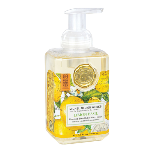 Lemon Basil Large Foaming Soap