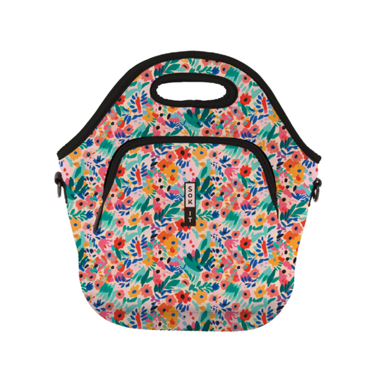 Lunch Tote Abstract Floral