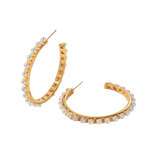 Phoebe Pearl Hoops