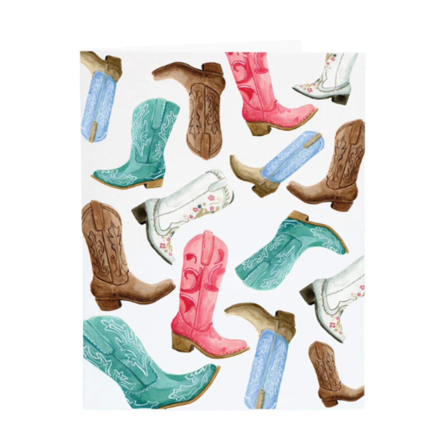 Cowboy Boot Card
