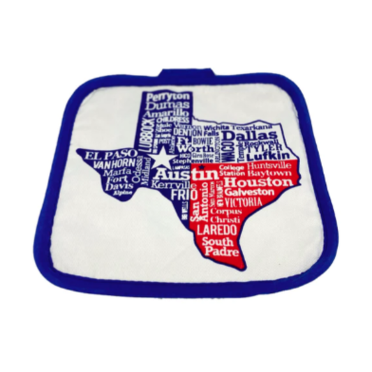 Texas Cities Pot Holder