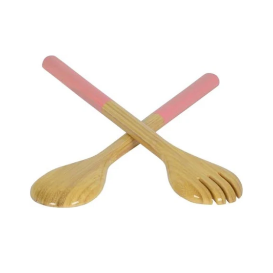 Salad Server Set Light Pink