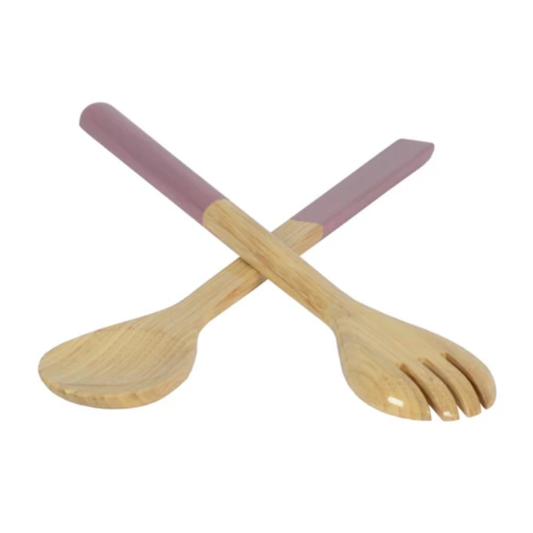 Salad Server Set Mauve