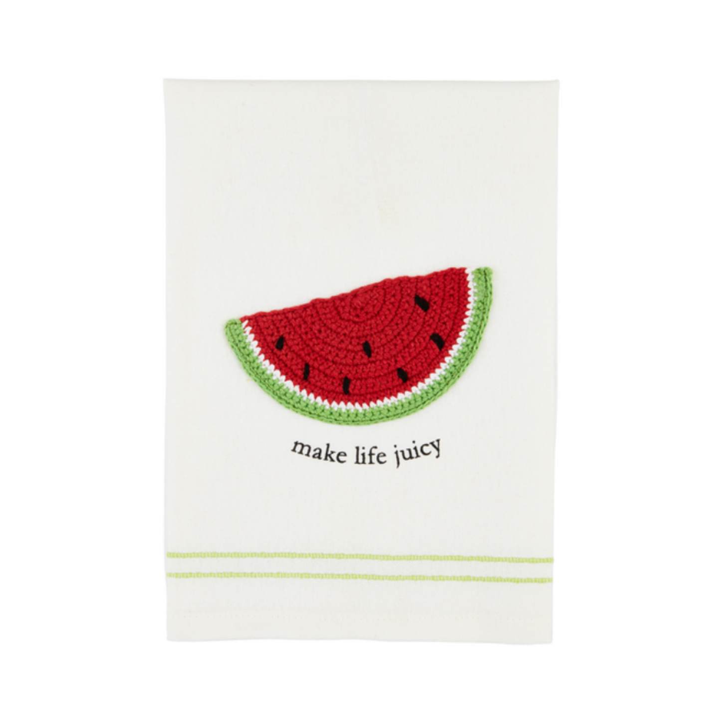 Watermelon Fruit Crochet Towel