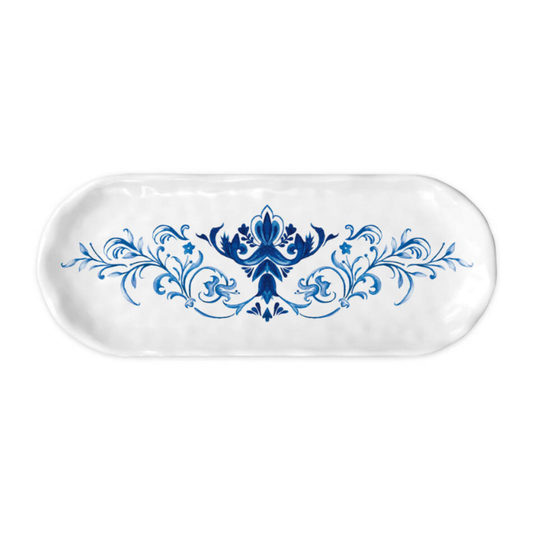 Indigo Seas Melamine Tray