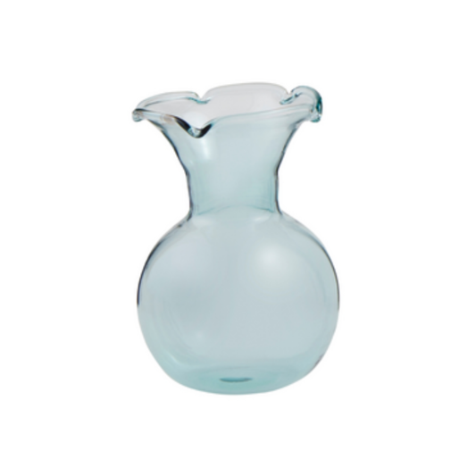 Blue Ruffle Vase