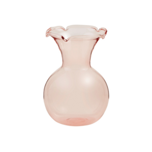 Pink Ruffle Vase