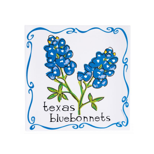 Blue Texas Bonnet Trivet