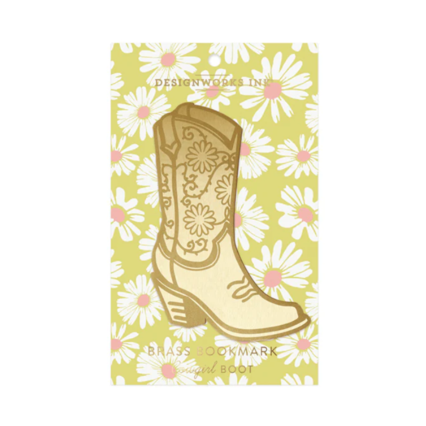 SALE Brass Bookmark - Cowgirl