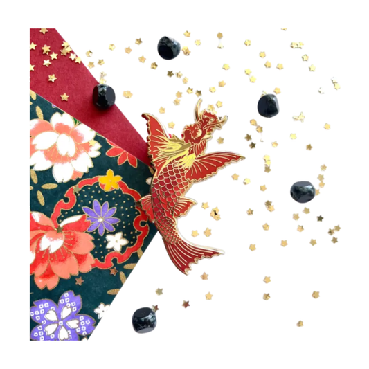 SALE Japanese Dragonfish Yokai Enamel Pin