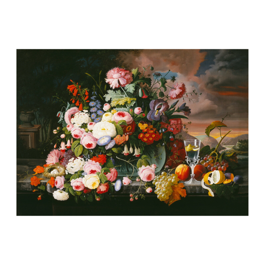 Amon Carter Poster Prints Still Life of Flowers and Fruit