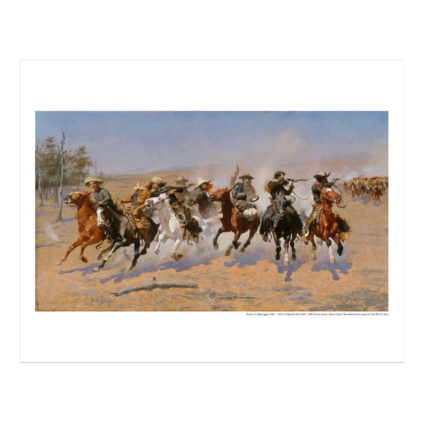 Amon Carter Poster Prints A Dash for the Timber