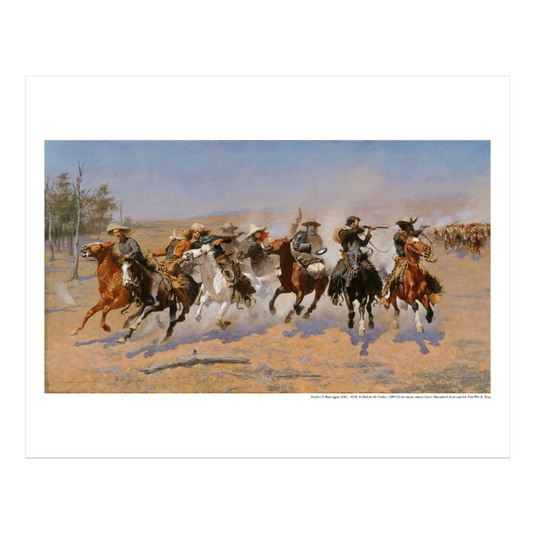 Amon Carter Poster Prints A Dash for the Timber