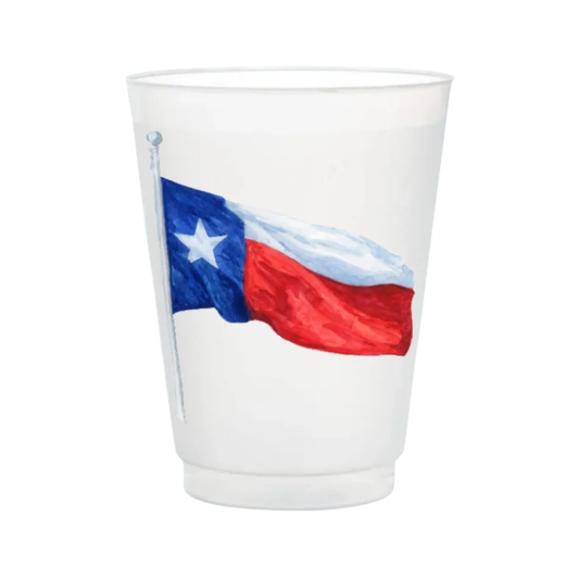 Texas Flag Cups